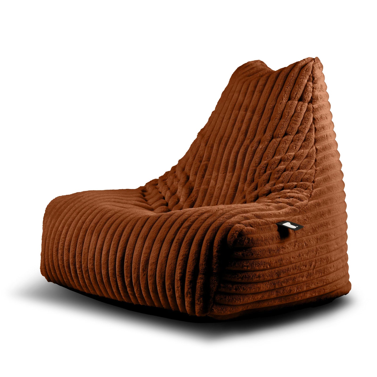 Extreme Lounging B-bag Mighty-B Cord zitzak in warme amberkleurige ribstof